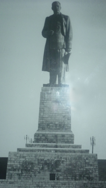 This is the original Joseph Stalin statue.